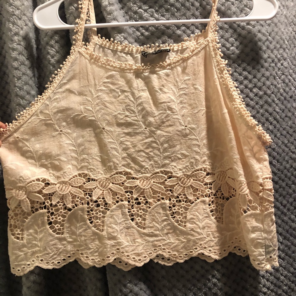 Tan Crop Top - image 1